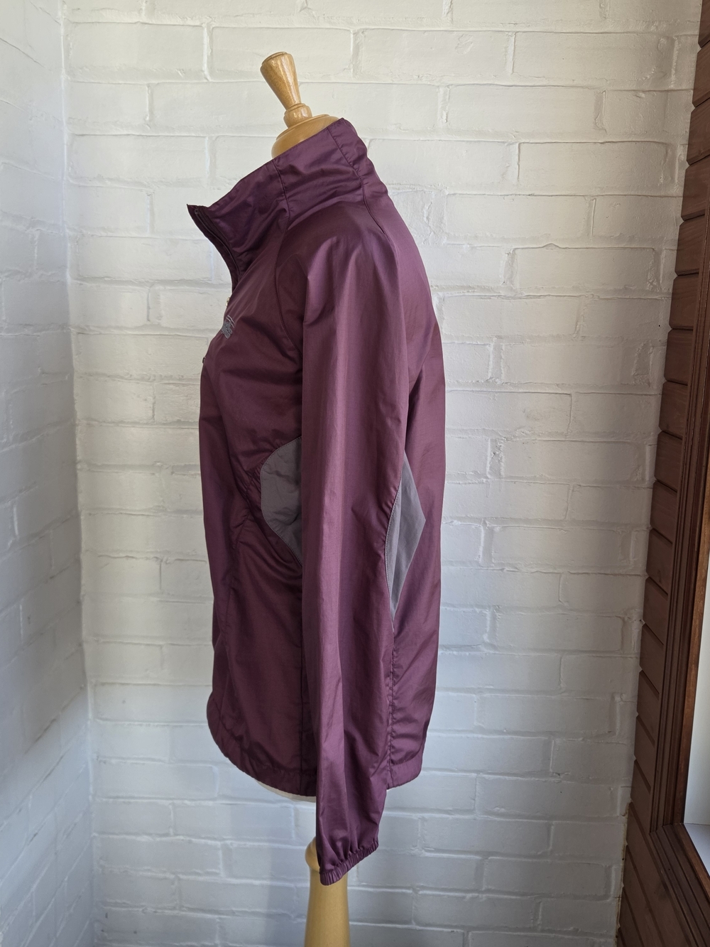 Vtg Patagonia Womens Lightweight Jacket Windbreaker Zip Up Purple Gray Size M - Picture 3 of 10